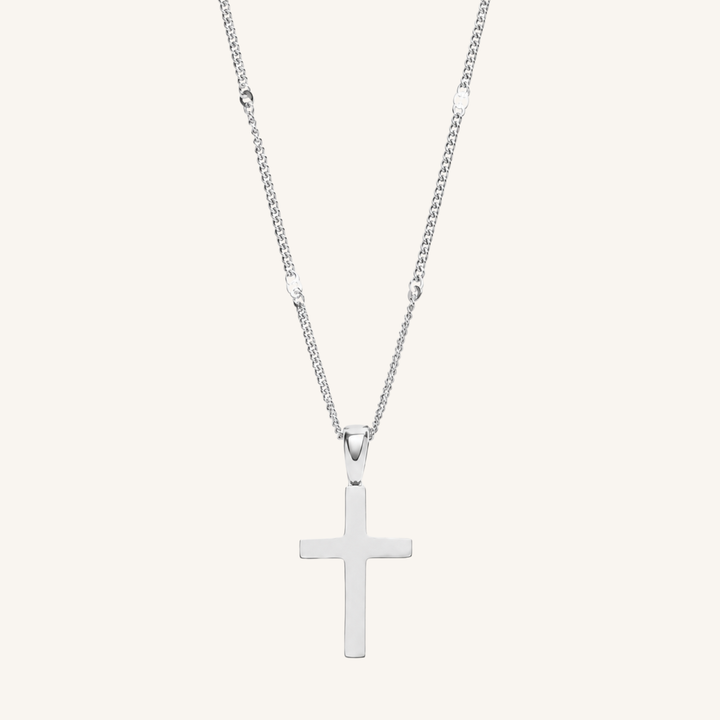 Cross Necklace Silver