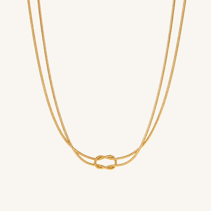 Lace Necklace Gold
