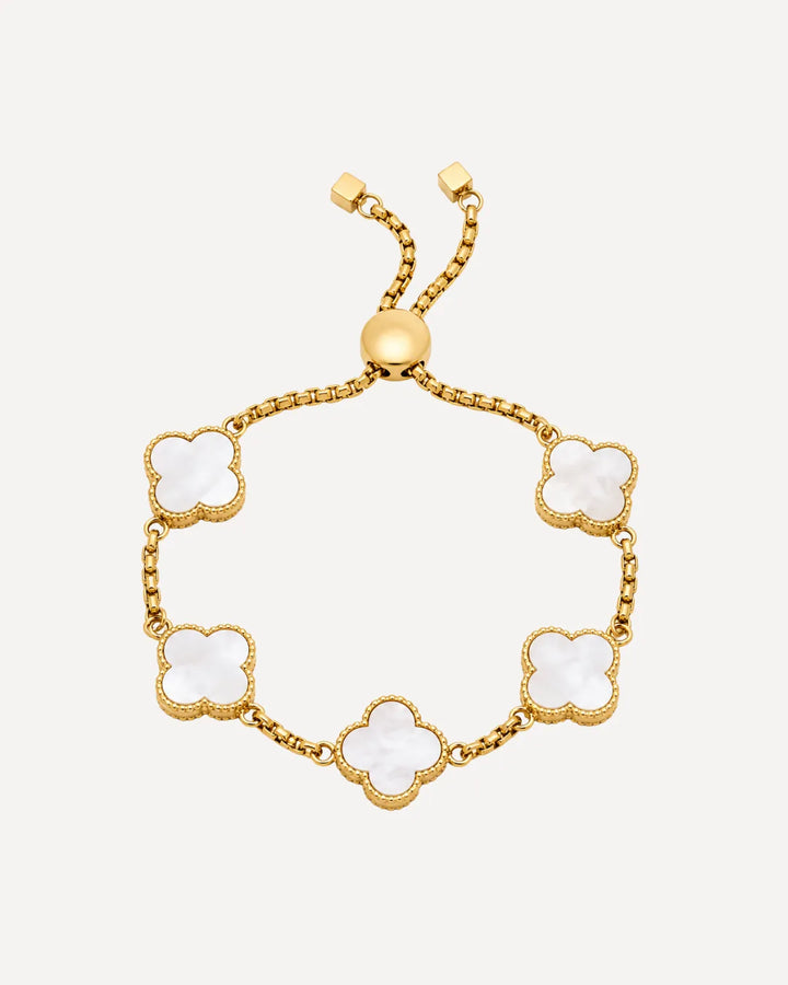 Sophia Mother of Pearl Clover Bracelet