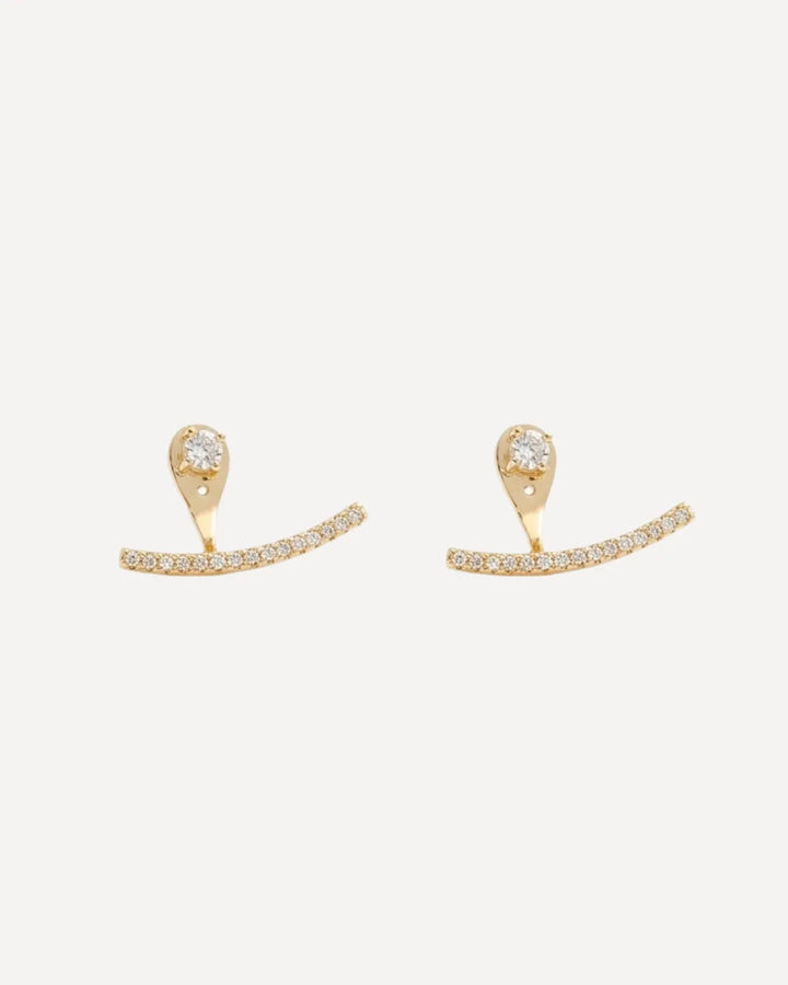 Nadine Crystal Stud Earrings Dainty
