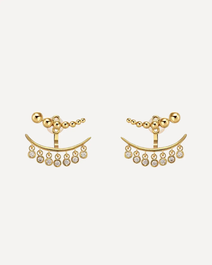 Valentina Illusion Ear Climber Earrings Glam