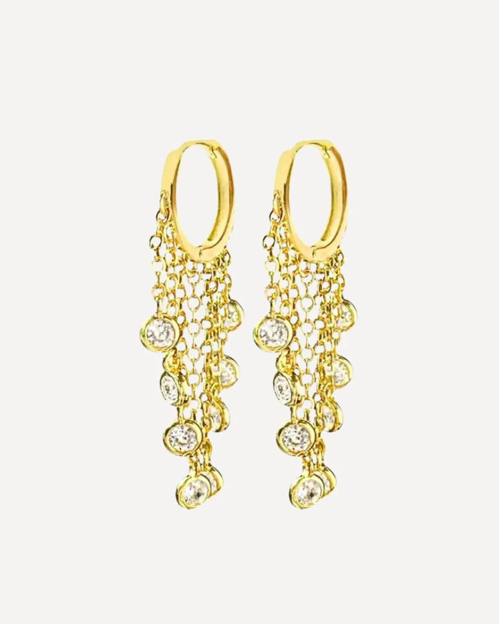 Diamant Chain Hoops