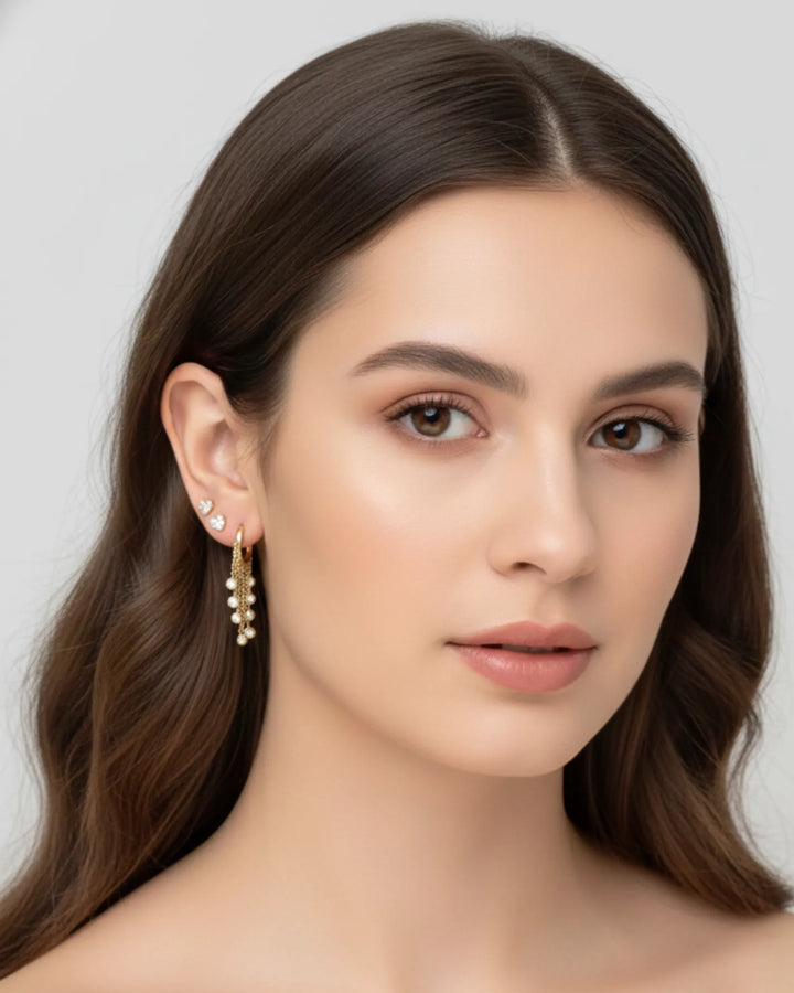 Diamant Chain Hoops