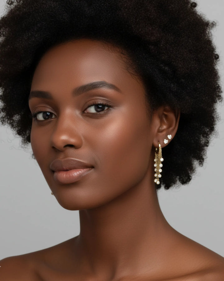 Diamant Chain Hoops