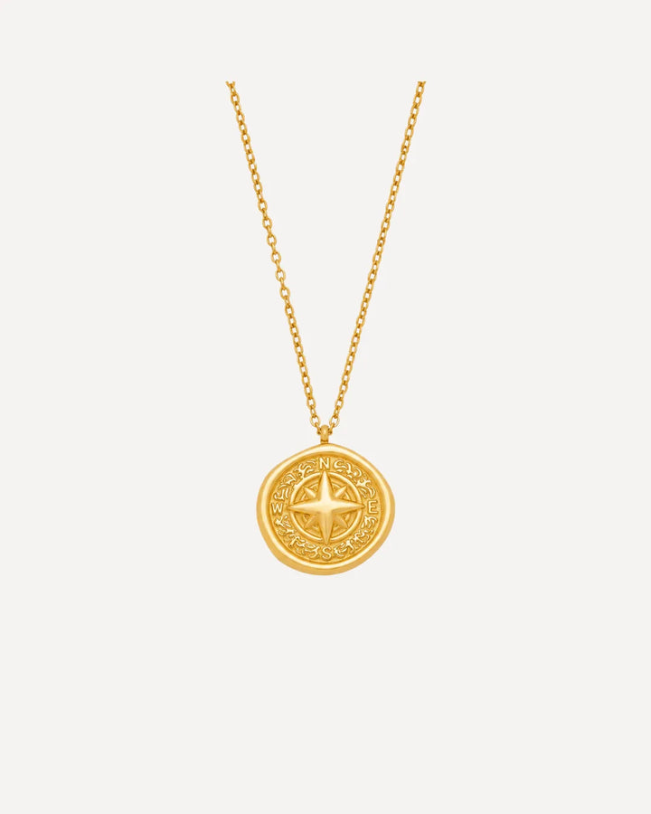 Charlotte Compass Pendant Necklace