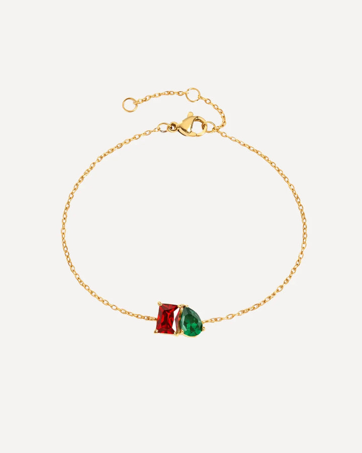 Duo Birthstone Bracelet