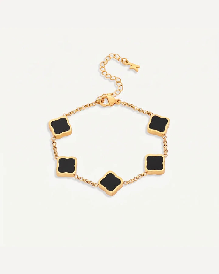 Viviana Mother of Pearl Clover Bracelet