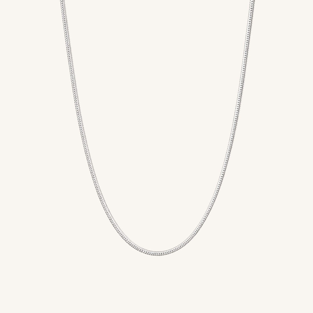Snake Necklace Silver