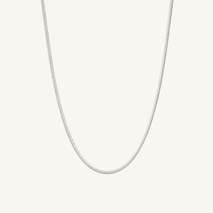 Snake Necklace Silver