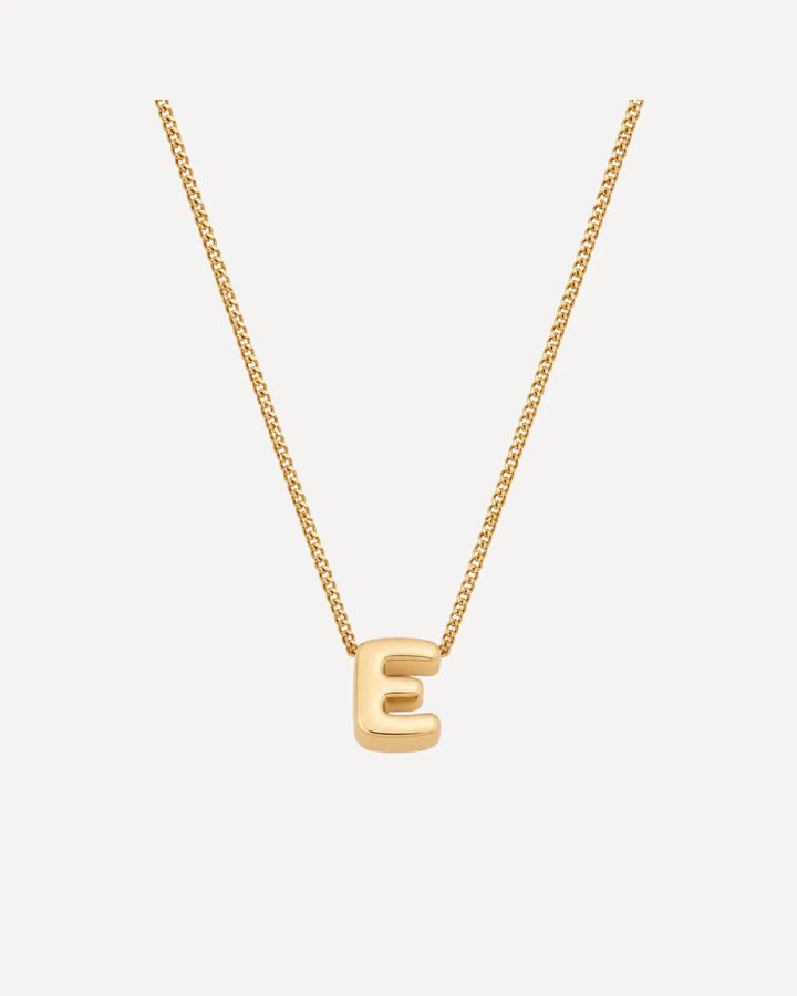 Emma Bubble Initial Charm Necklace