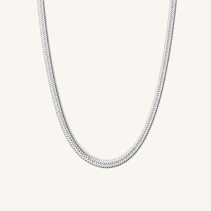 Snake Necklace Silver
