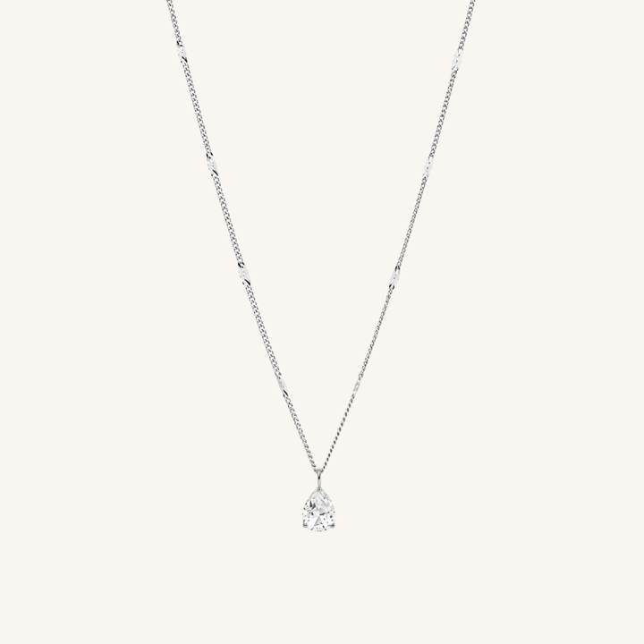 Auréa Drop Necklace Silver