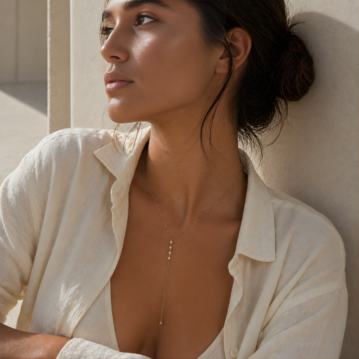 Drop Necklace Gold