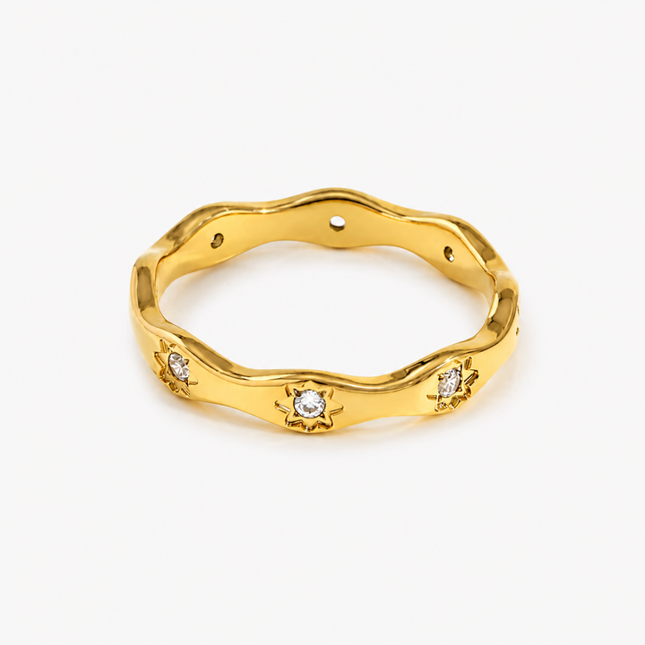 Starlit Wave Ring