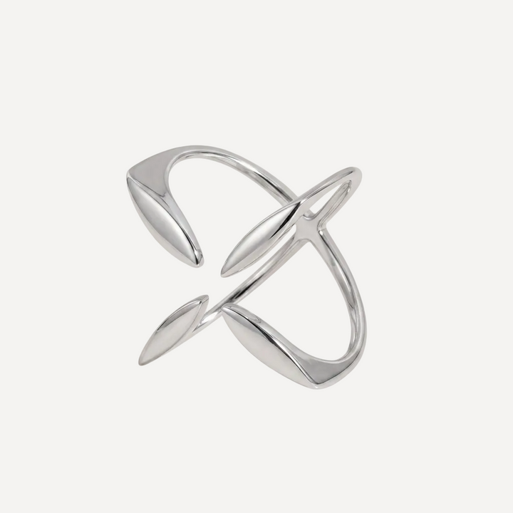 Four Points Sterling Silver Ring