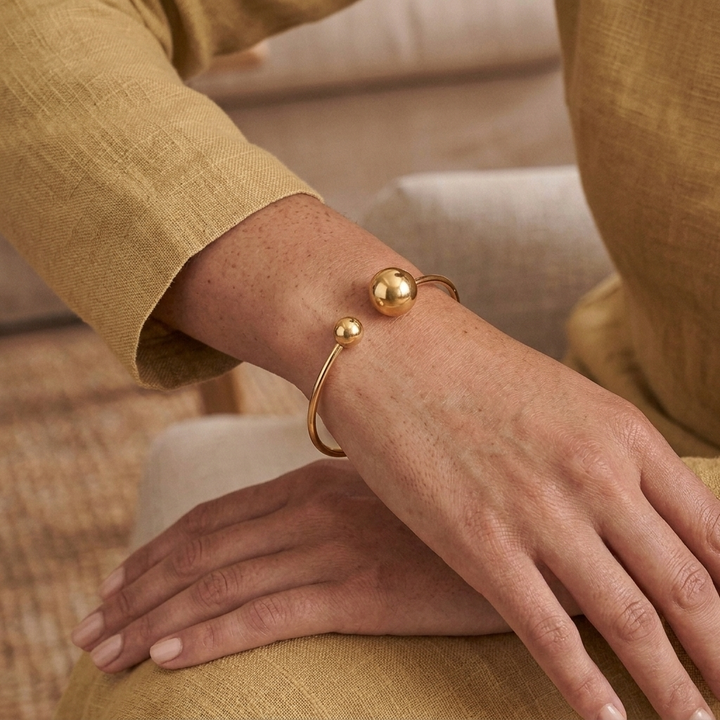 Minimalist Glow Collar & Cuff Bracelet Set