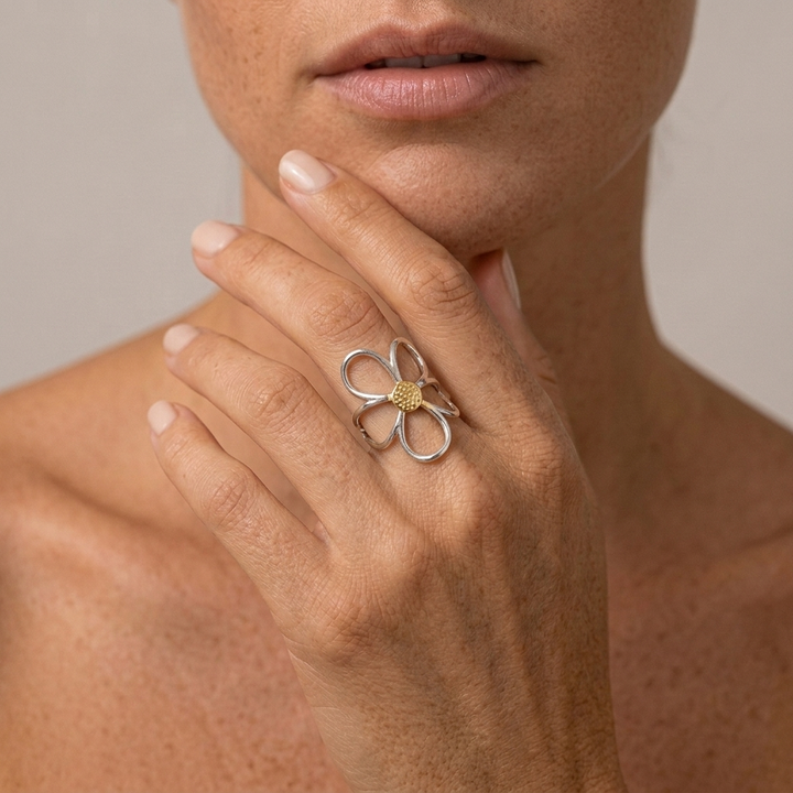 June Garden Daisy Ring