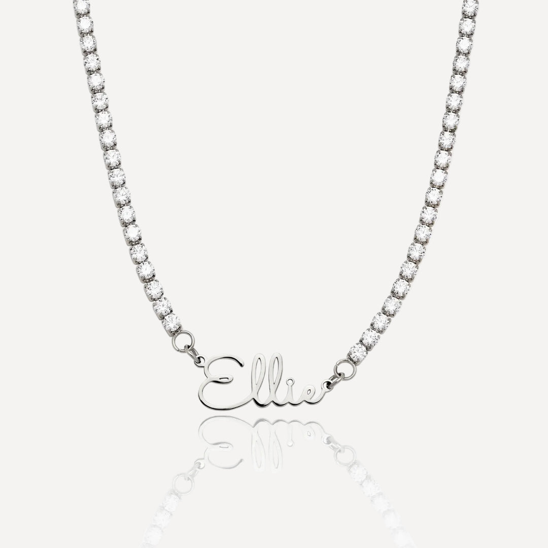Signature Name Tennis Necklace