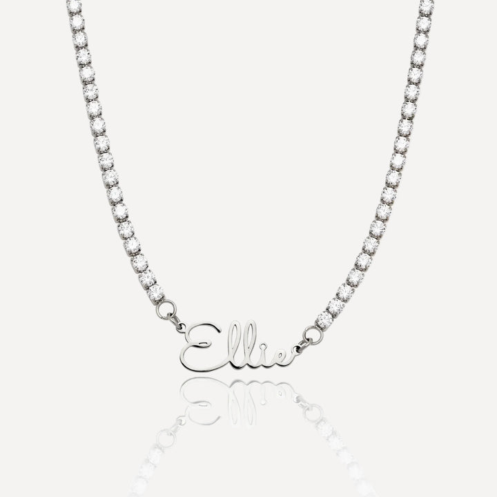 Signature Name Tennis Necklace