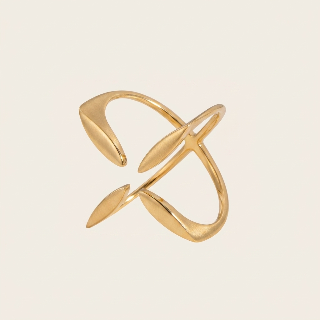 Four Points Sterling Silver Ring